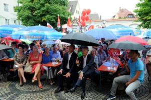 Spitzenkandidat Christian Ude in Günzburg