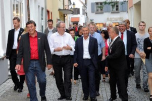 Spitzenkandidat Christian Ude in Günzburg