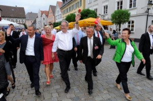 Spitzenkandidat Christian Ude in Günzburg