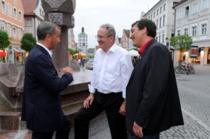 Spitzenkandidat Christian Ude in Günzburg