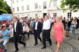 Spitzenkandidat Christian Ude in Günzburg