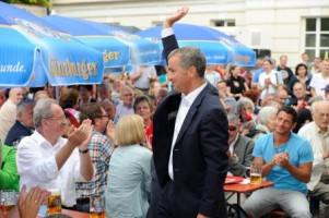 Spitzenkandidat Christian Ude in Günzburg