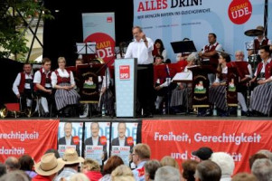 Spitzenkandidat Christian Ude in Günzburg