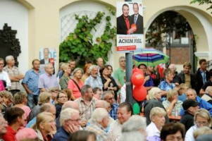 Spitzenkandidat Christian Ude in Günzburg